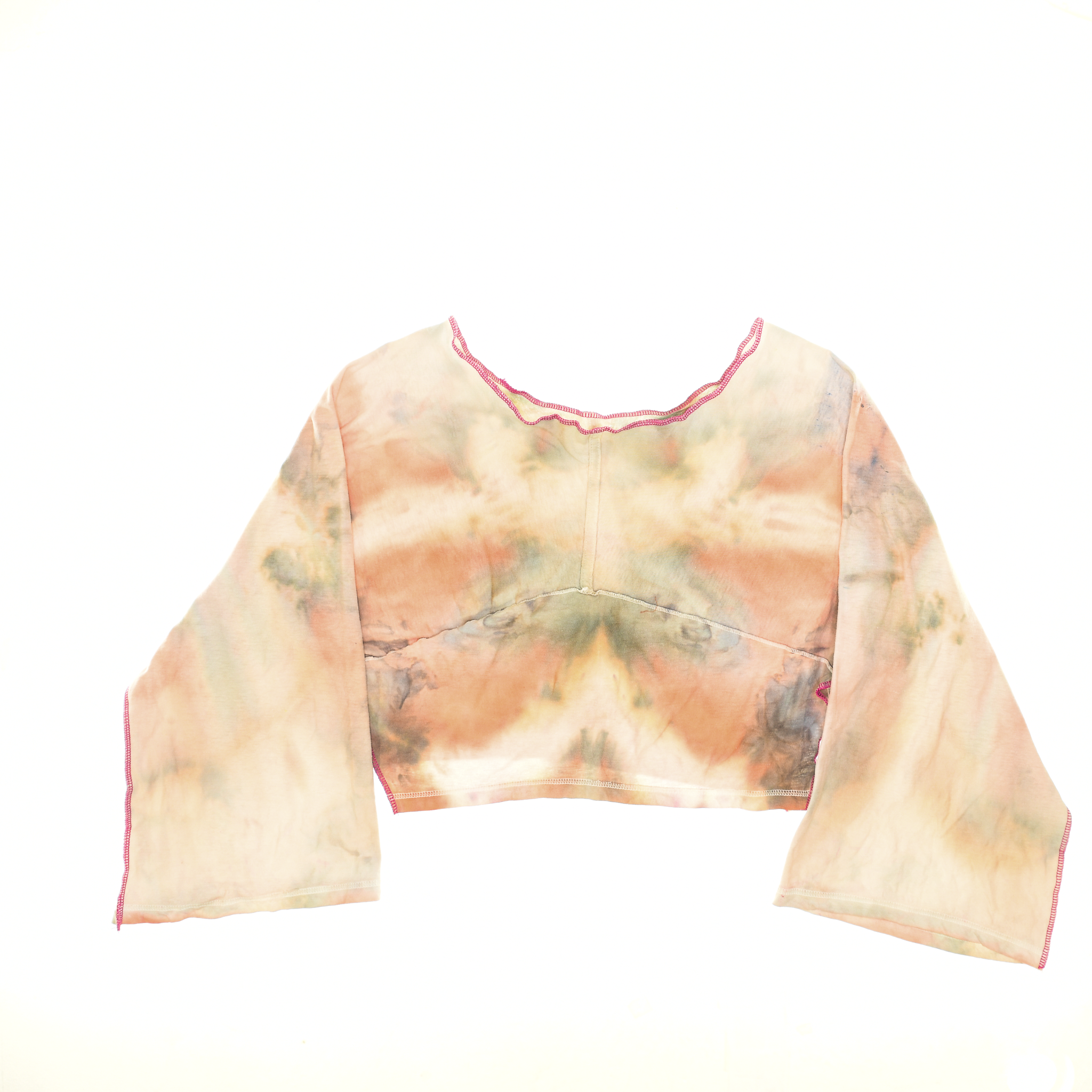 Puppy Dog Ice Dye Reversible Crop Top