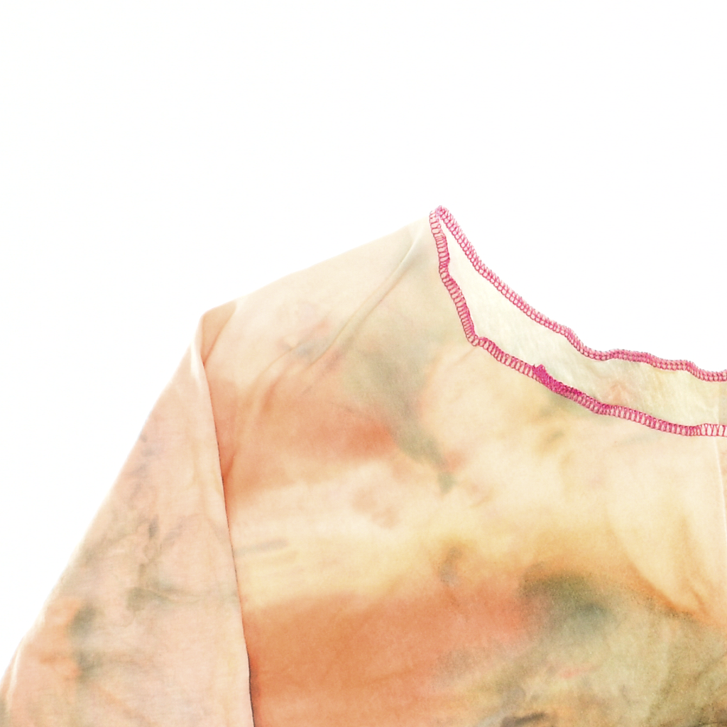 Puppy Dog Ice Dye Reversible Crop Top