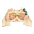 Puppy Dog Ice Dye Reversible Crop Top