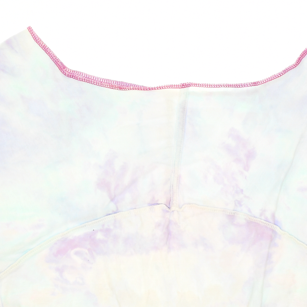 Pastel Tie Dye Reversible Crop Top