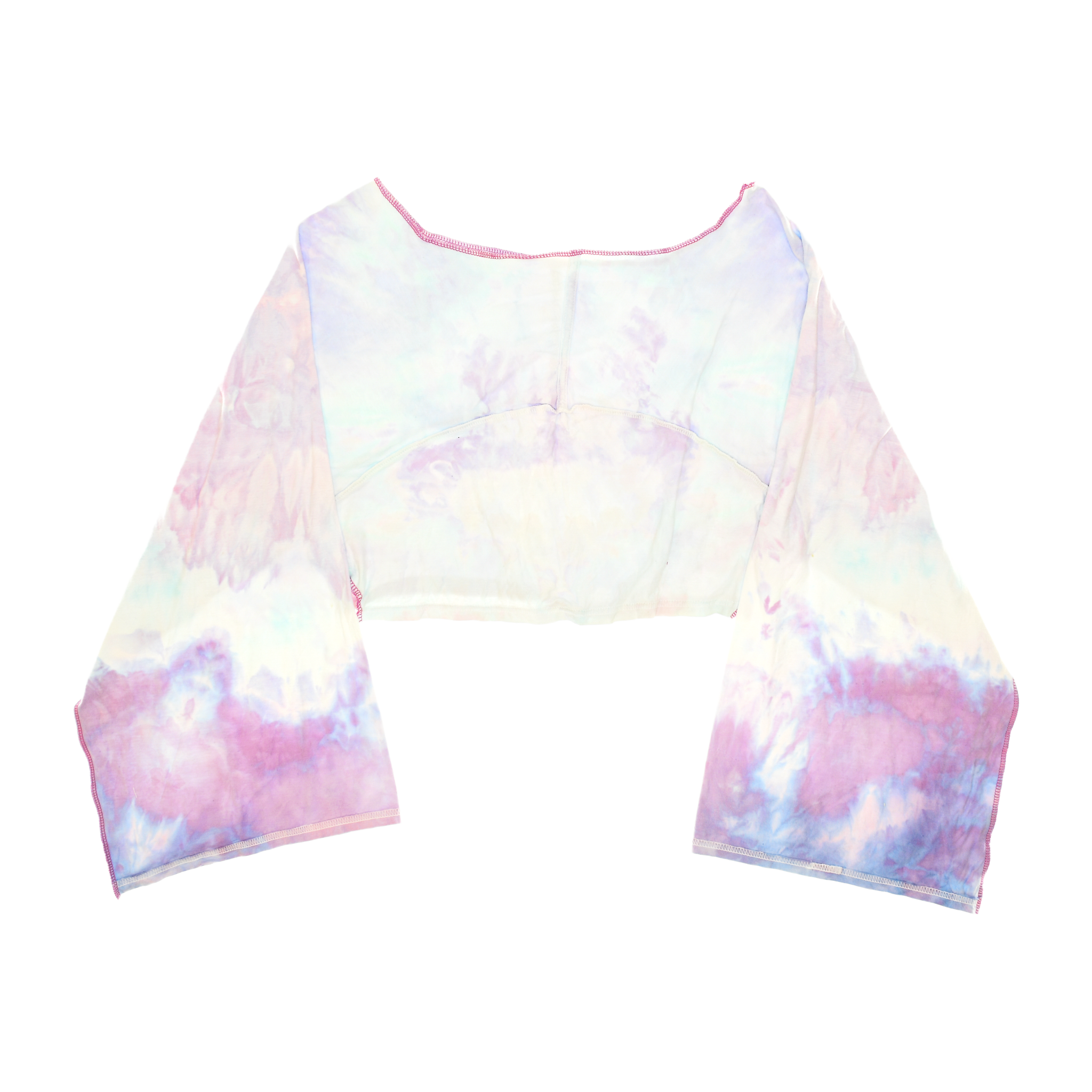 Pastel Tie Dye Reversible Crop Top