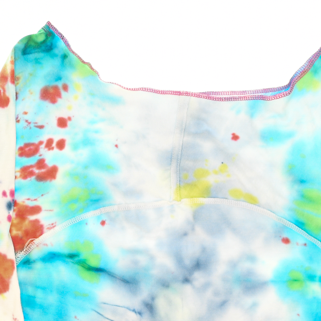 Vibrant Tie Dye Reversible Crop Top