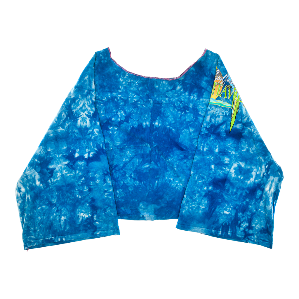 Blue Margaritaville Reversible Crop Top