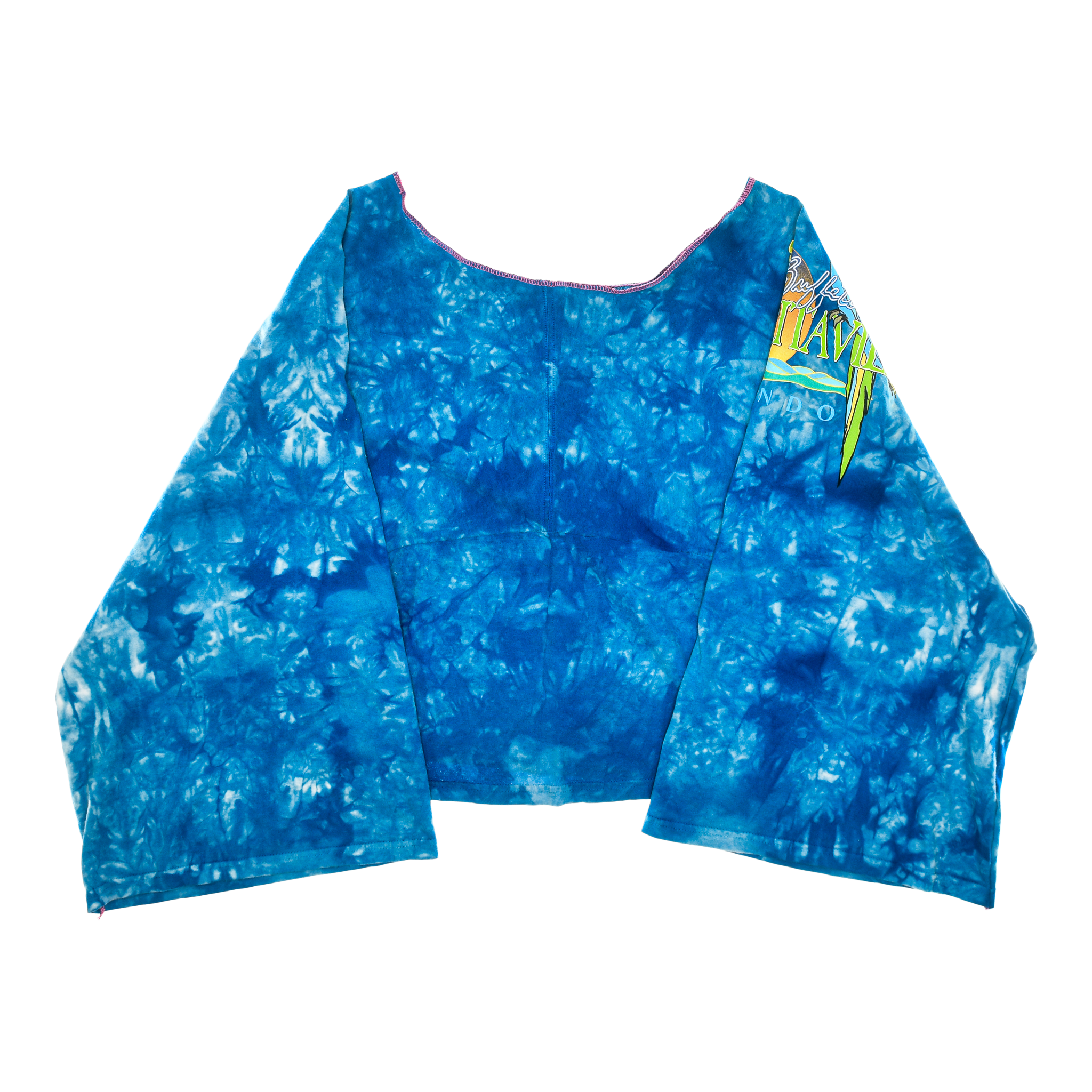 Blue Margaritaville Reversible Crop Top