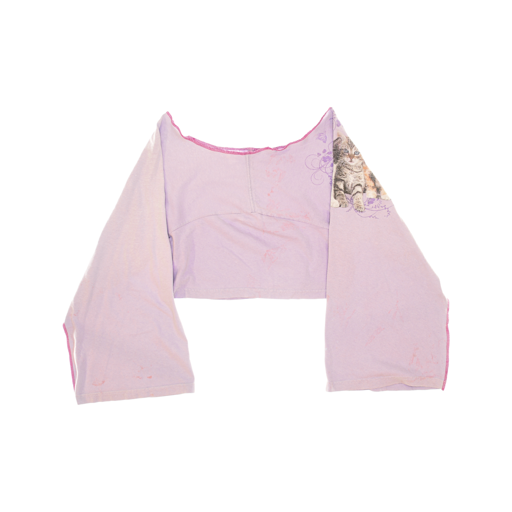 Sweet Kittens Reversible Crop Top