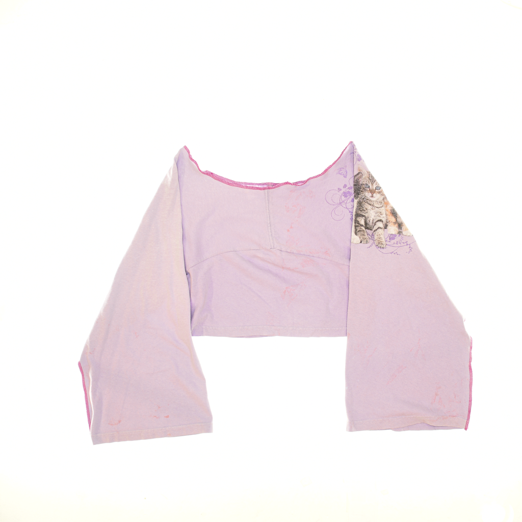 Sweet Kittens Reversible Crop Top
