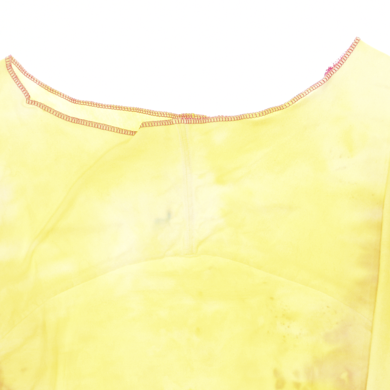 Yellow Tie Dye Reversible Crop Top