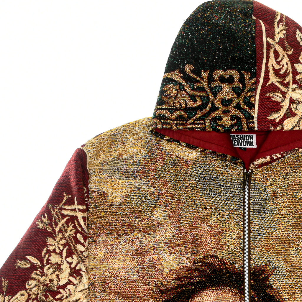 Cherubim Angel Double Tapestry Zip Through