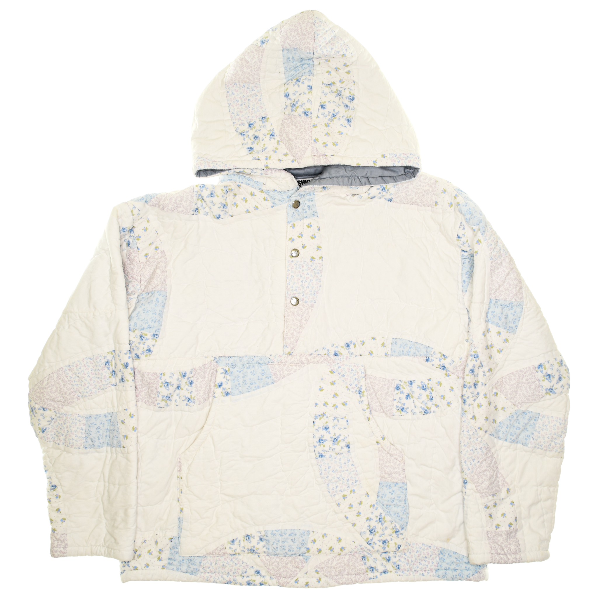 Baby Blue & Pink Floral Coastal Nomad Hoodie
