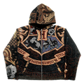 Hufflepuff House Double Tapestry Zip Through