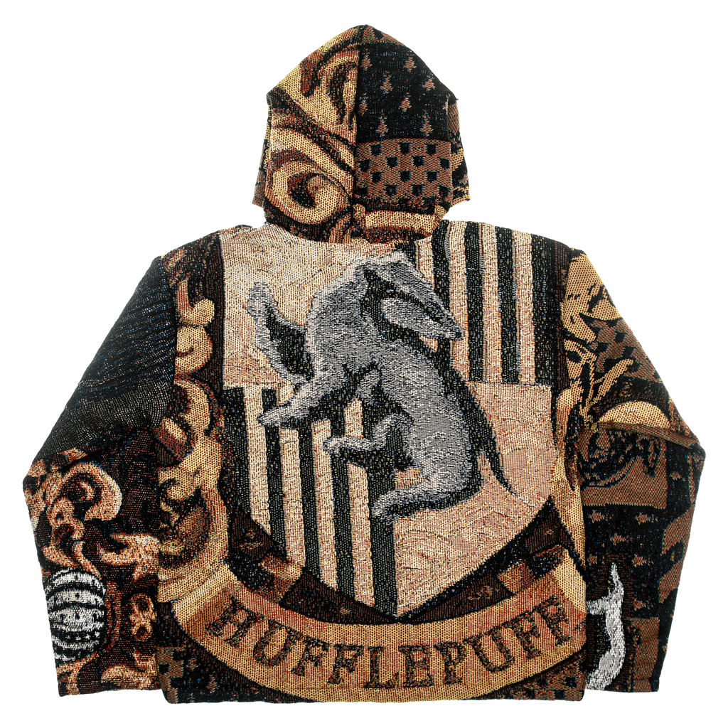 Hufflepuff House Double Tapestry Zip Through