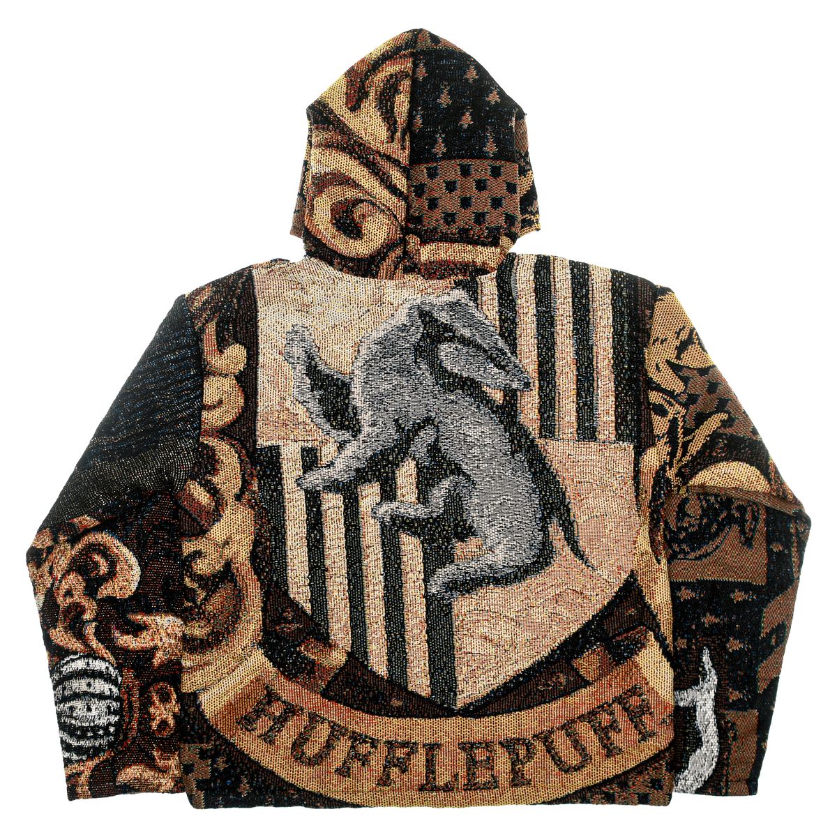 Hufflepuff House Double Tapestry Zip Through