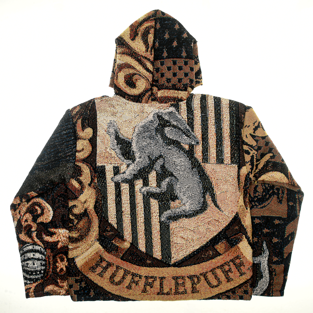 Hufflepuff House Double Tapestry Zip Through