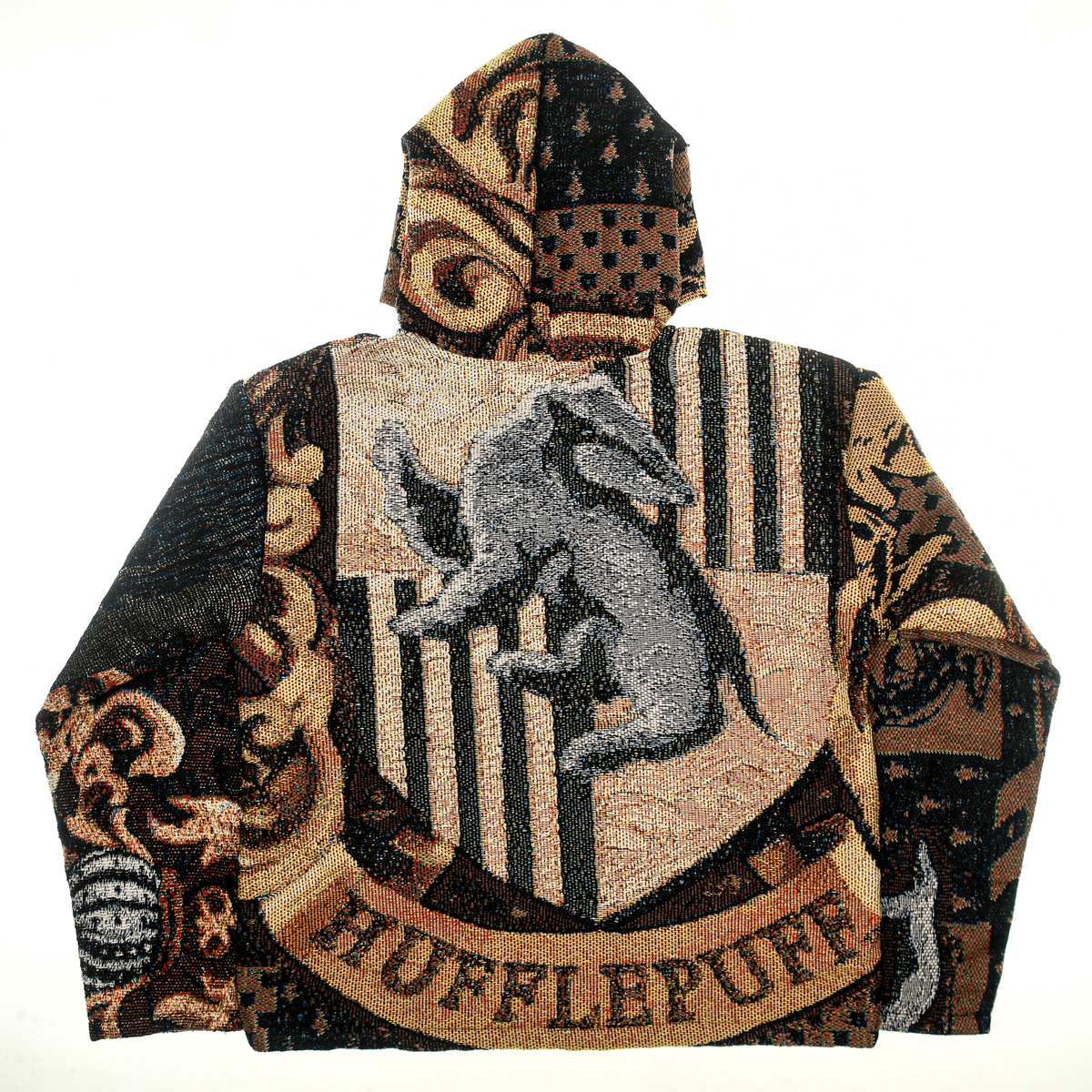 Hufflepuff House Double Tapestry Zip Through