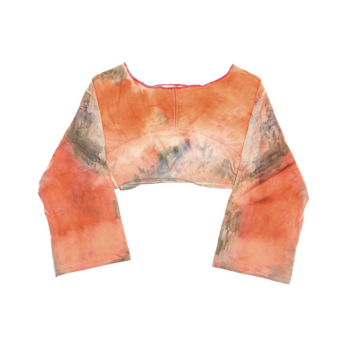 Bright Ice Dye Reversible Crop Top