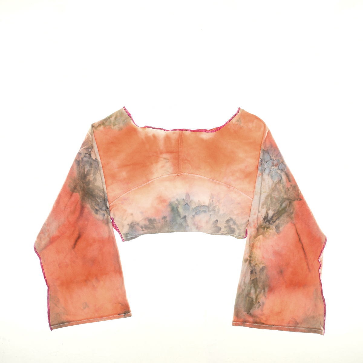 Bright Ice Dye Reversible Crop Top