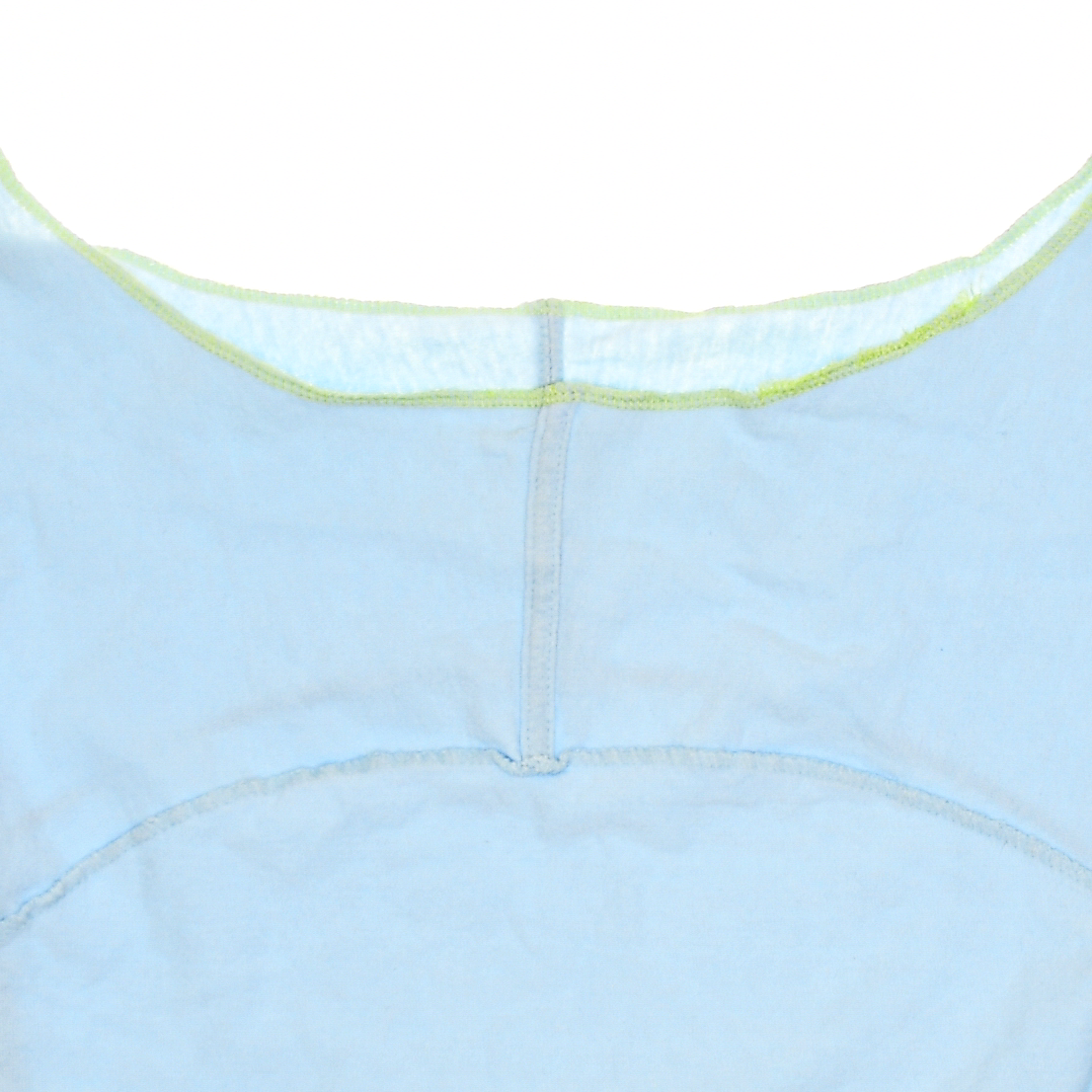 Light Blue Owl Reversible Crop Top