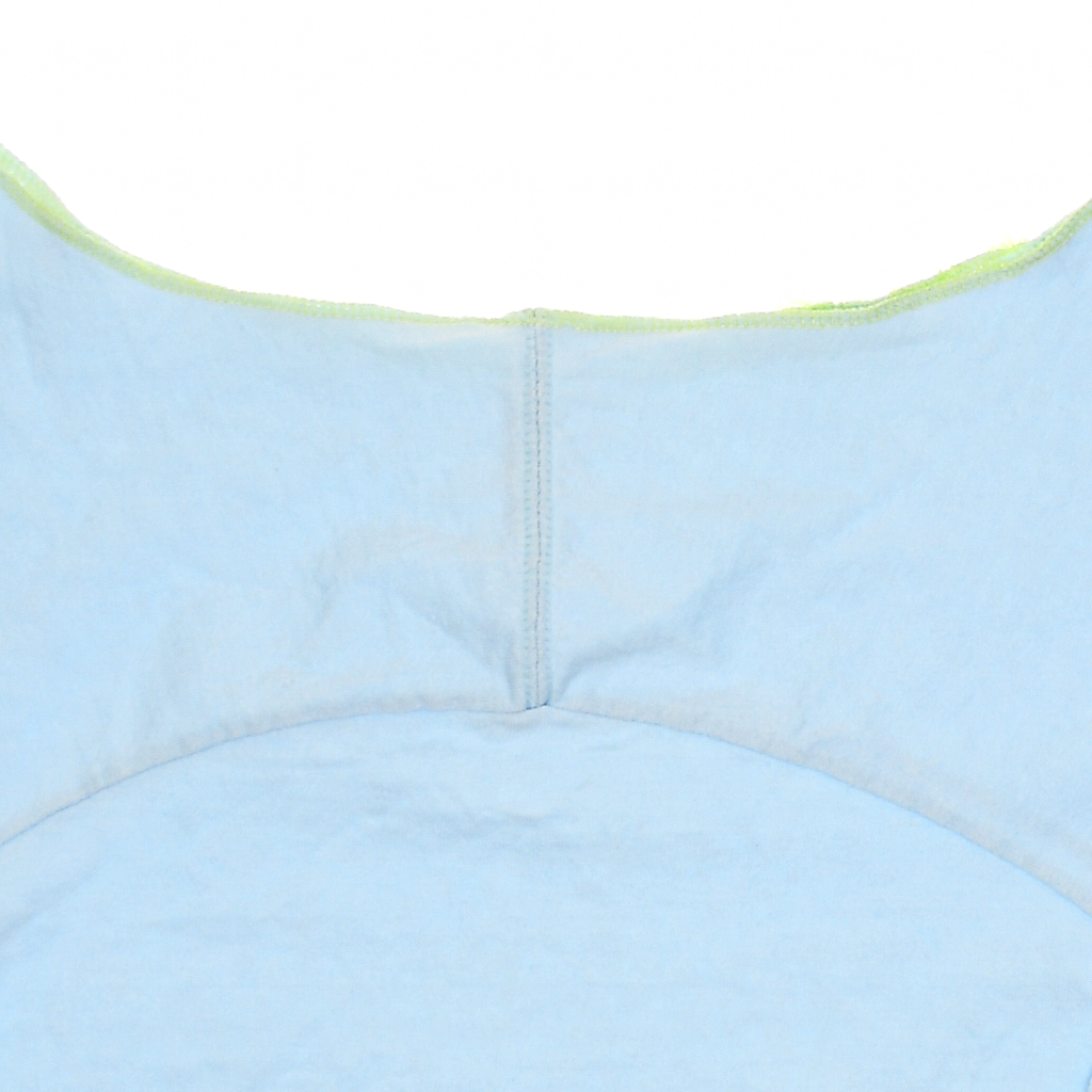 Light Blue Owl Reversible Crop Top