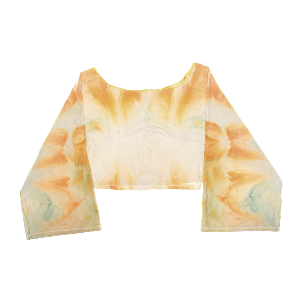 Conan O'Brien Ice Dye Reversible Crop Top