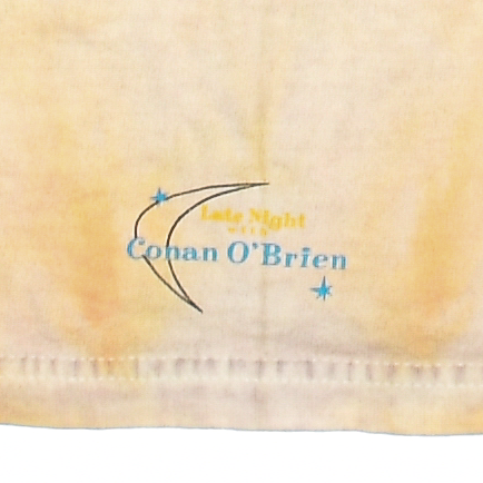 Conan O'Brien Ice Dye Reversible Crop Top