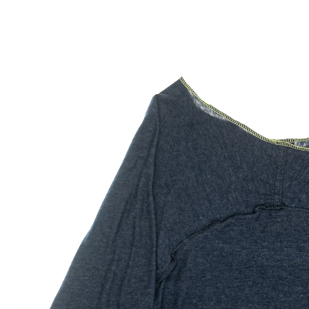 Navy Blue Reversible Crop Top