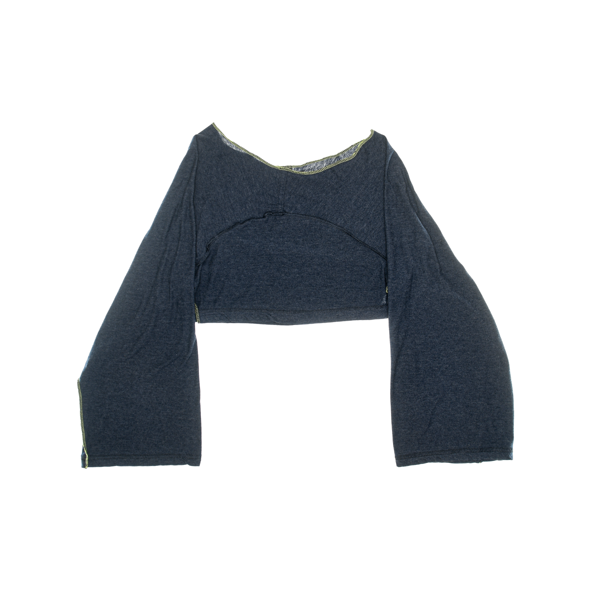 Navy Blue Reversible Crop Top
