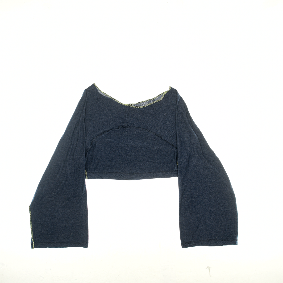 Navy Blue Reversible Crop Top