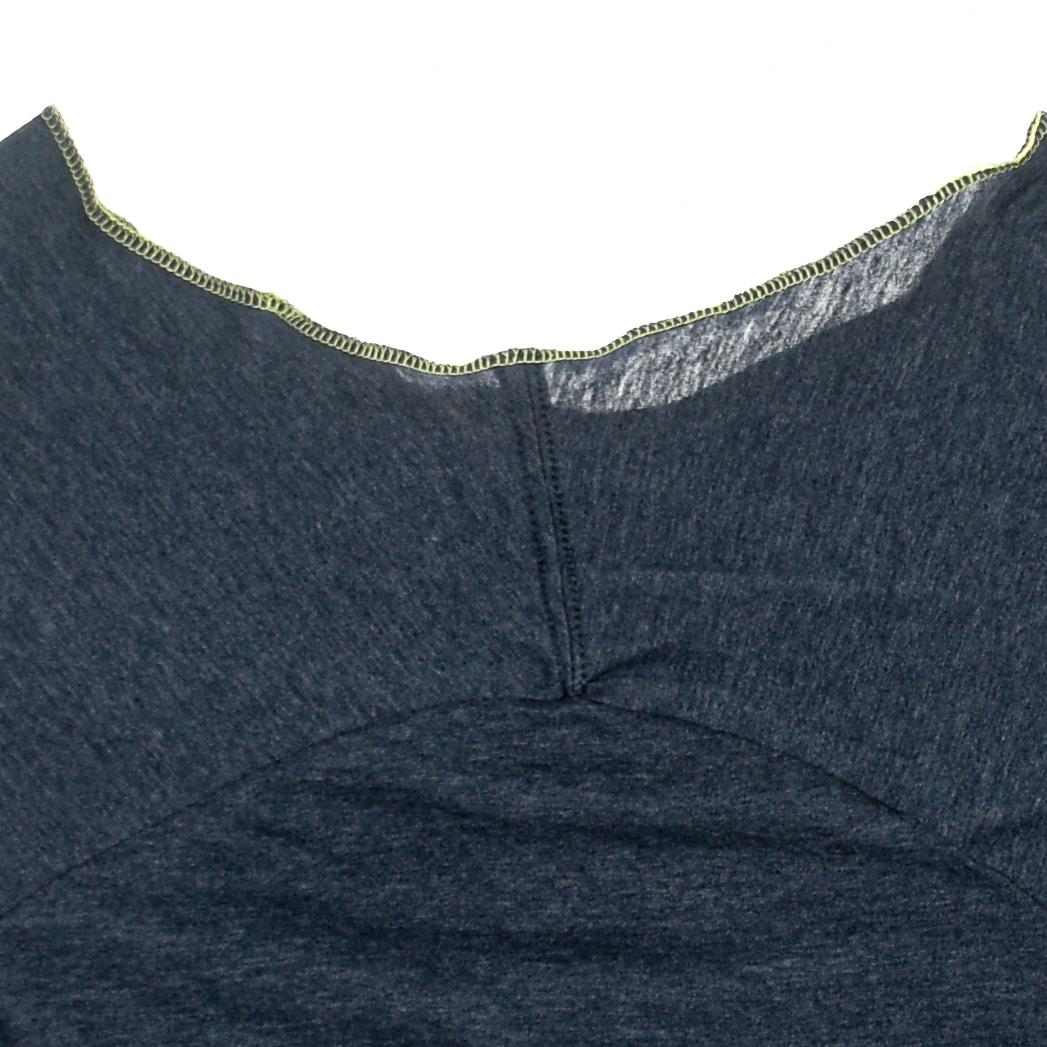 Navy Blue Reversible Crop Top