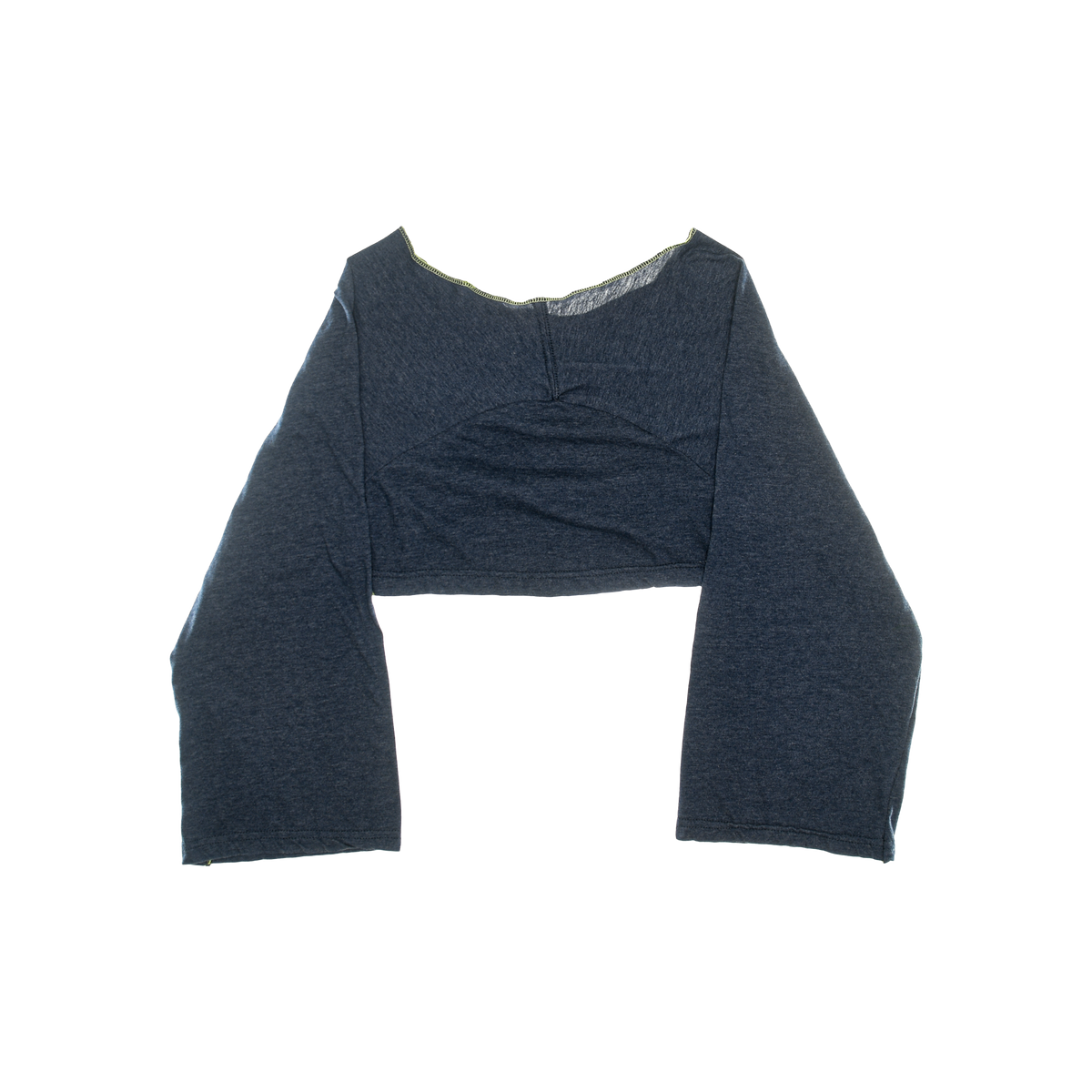 Navy Blue Reversible Crop Top