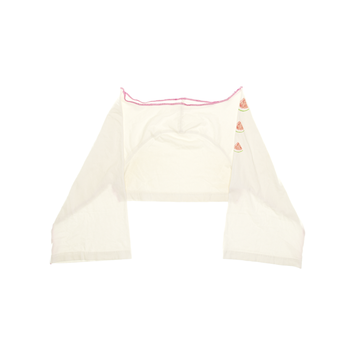 White Watermelon Reversible Crop Top