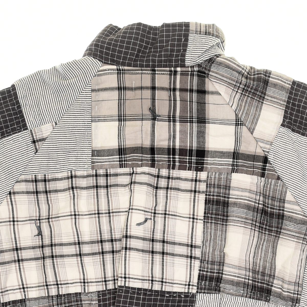 Gray Patchwork Classic Quilt Bomber