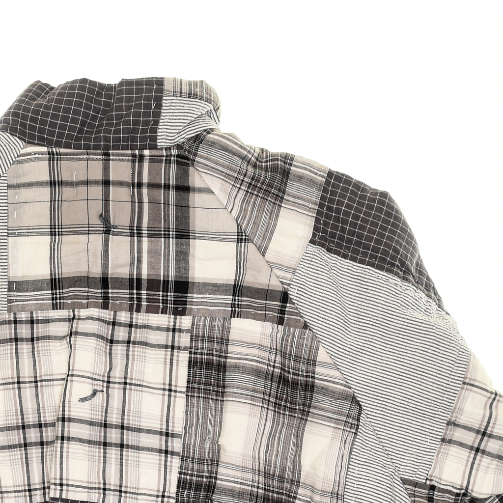 Gray Patchwork Classic Quilt Bomber