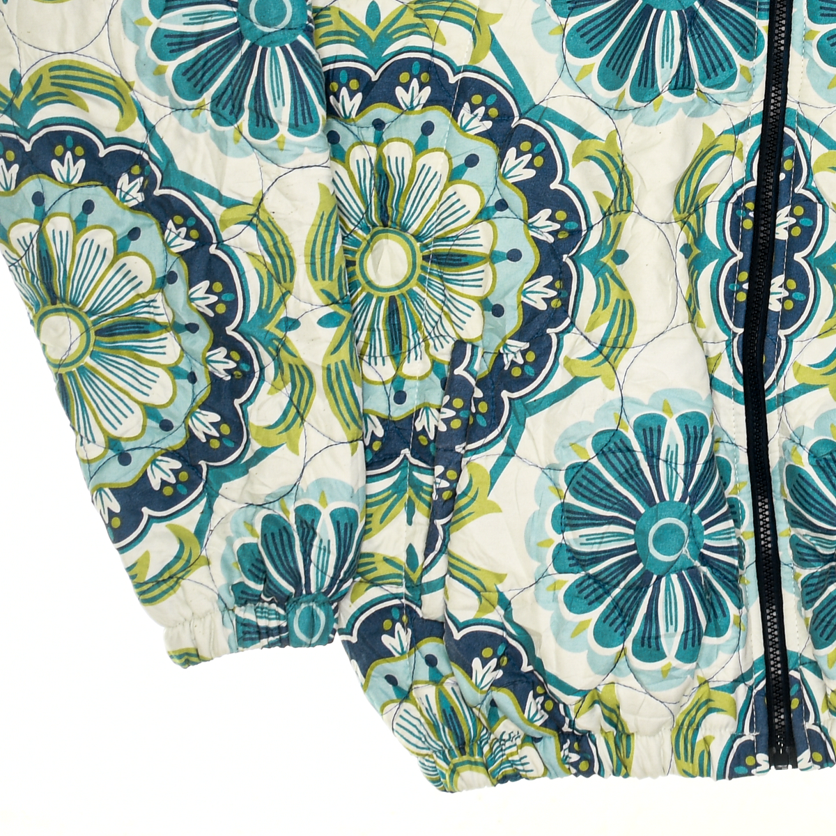 Peacock Blue Mandolin Classic Quilt Bomber