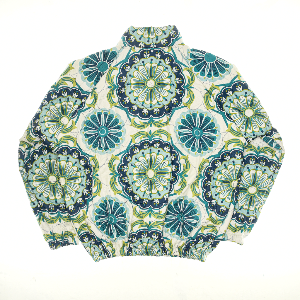 Peacock Blue Mandolin Classic Quilt Bomber