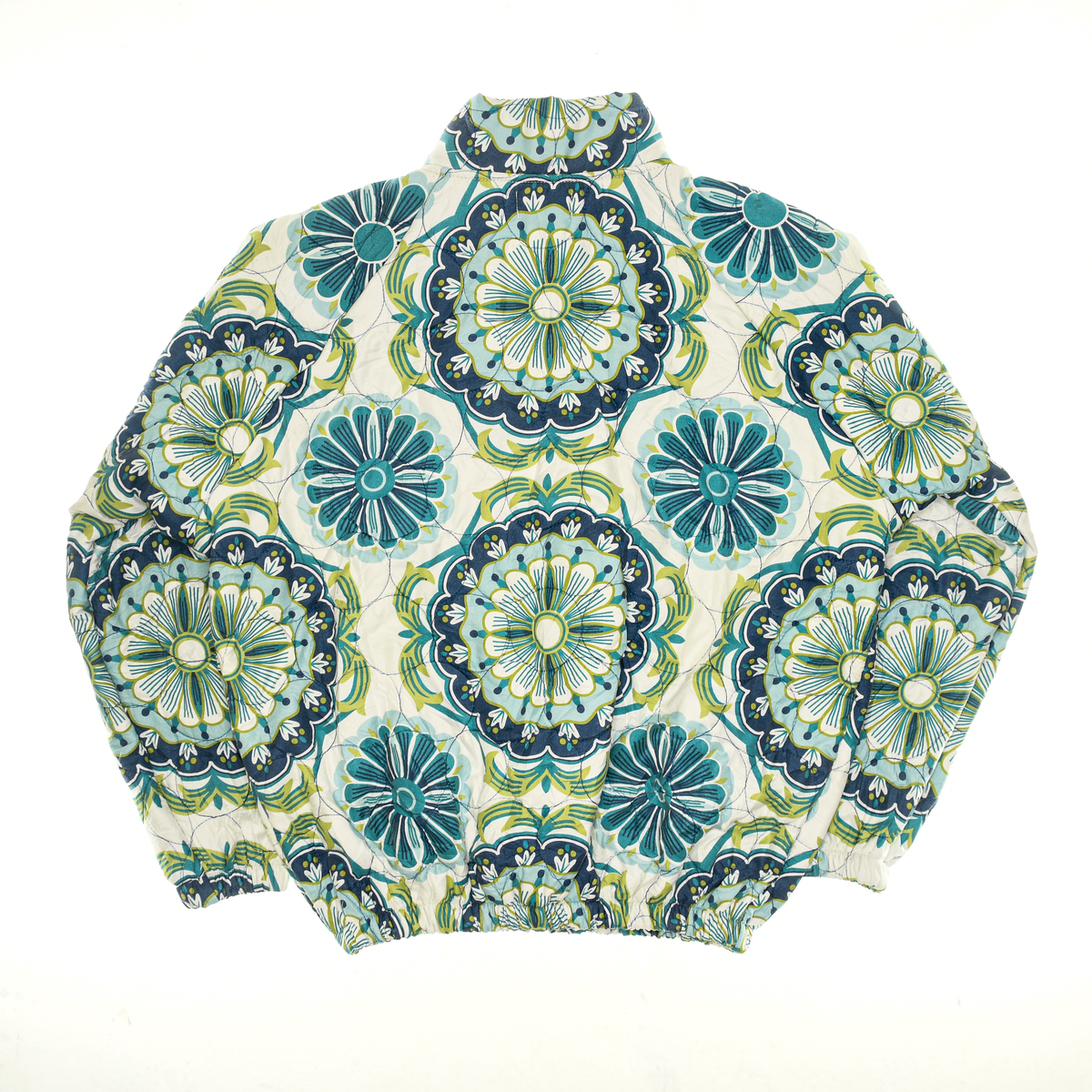 Peacock Blue Mandolin Classic Quilt Bomber