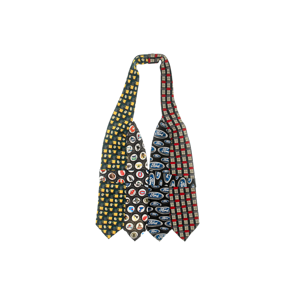 Mixed Media Print Tie Halter Top