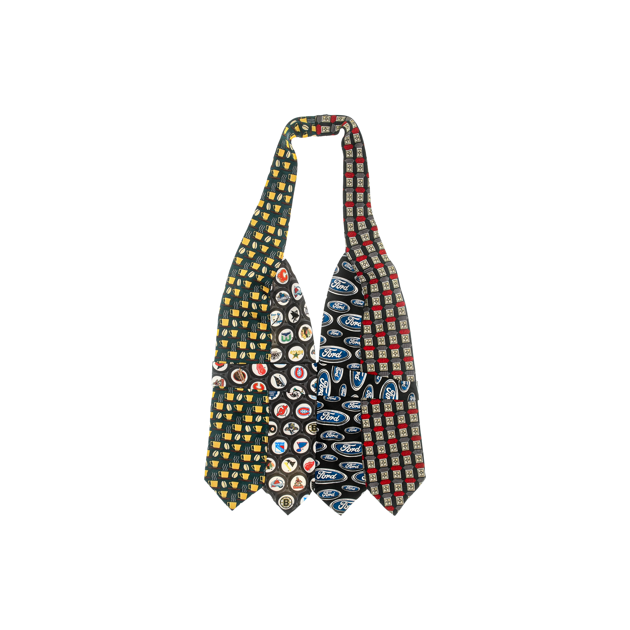 Mixed Media Print Tie Halter Top