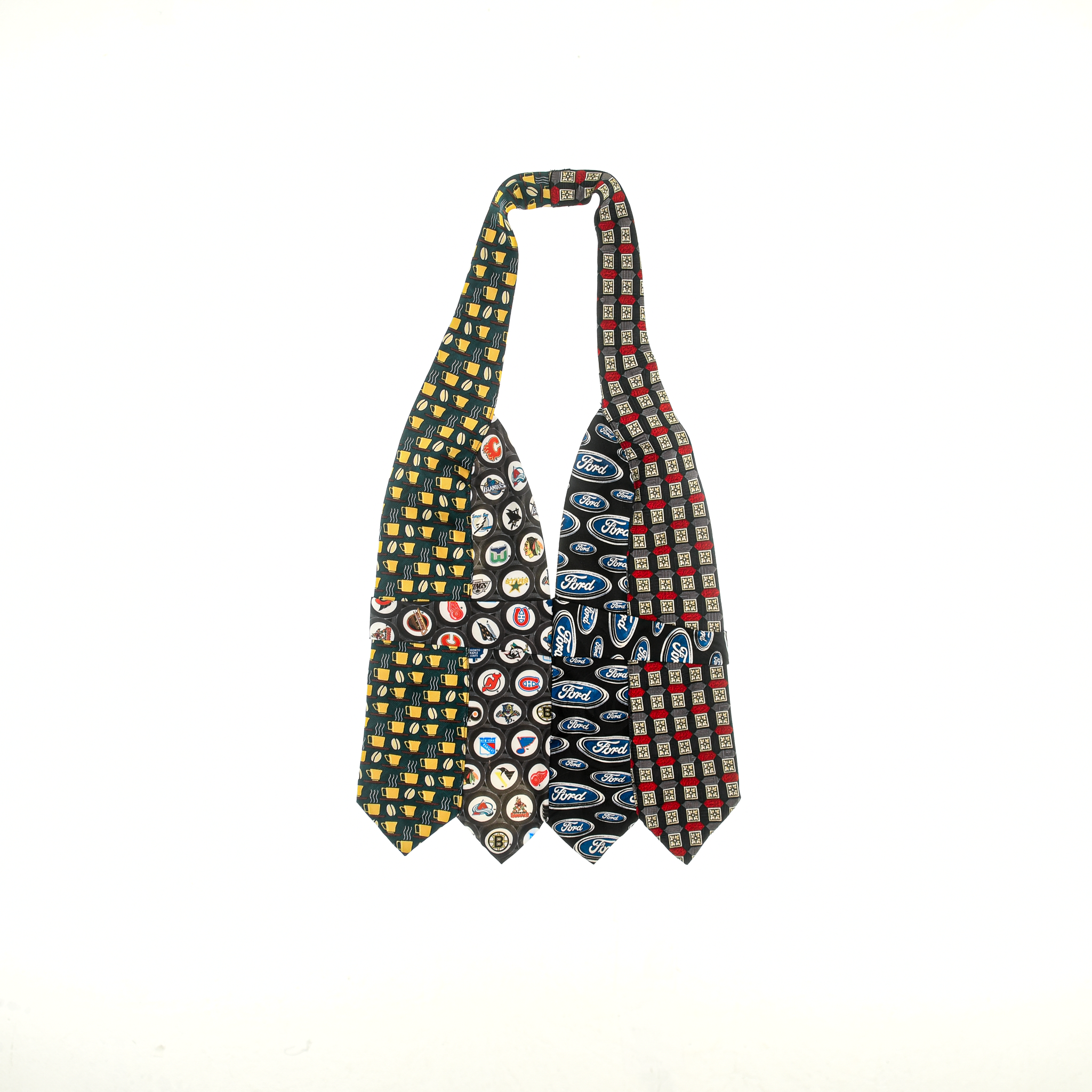 Mixed Media Print Tie Halter Top