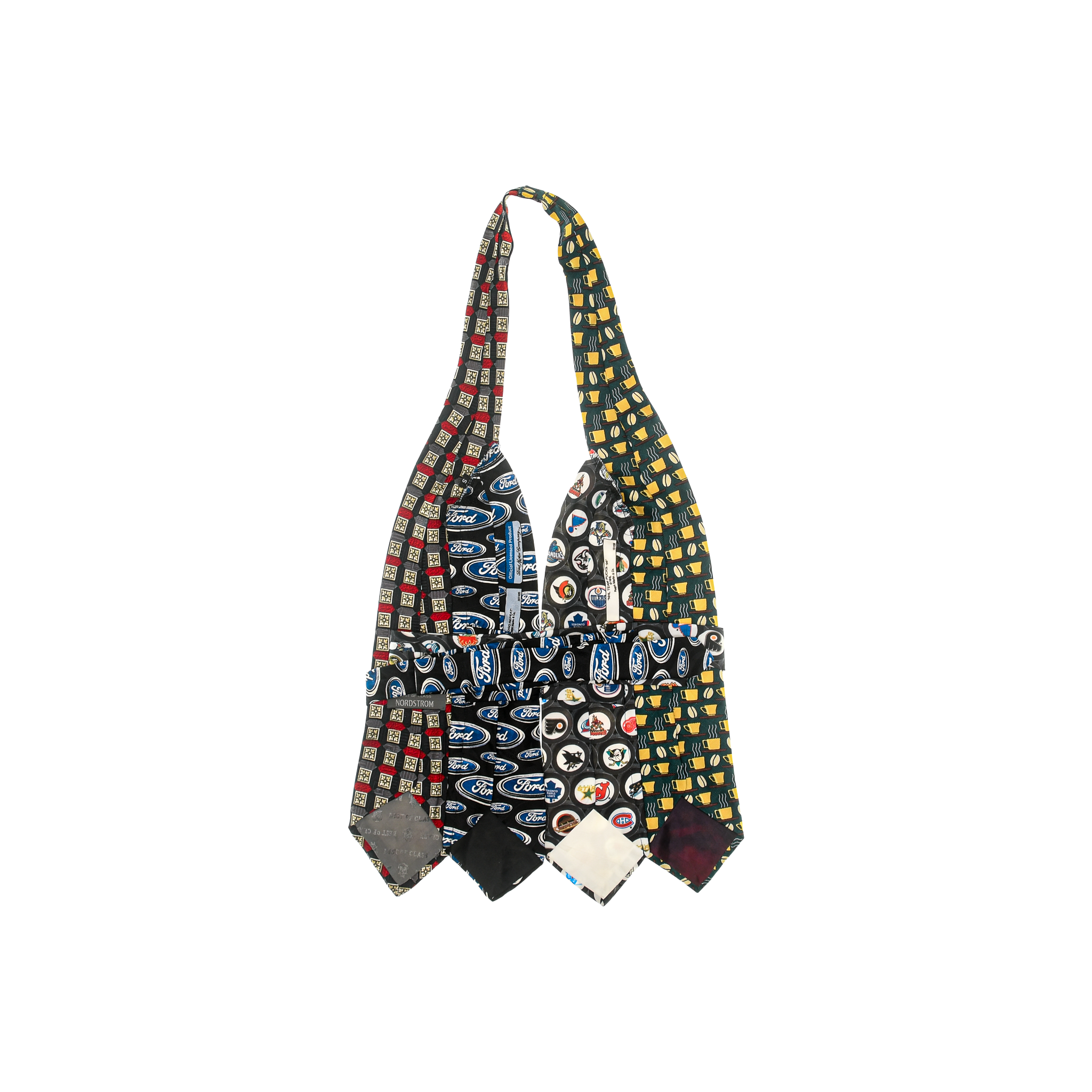 Mixed Media Print Tie Halter Top