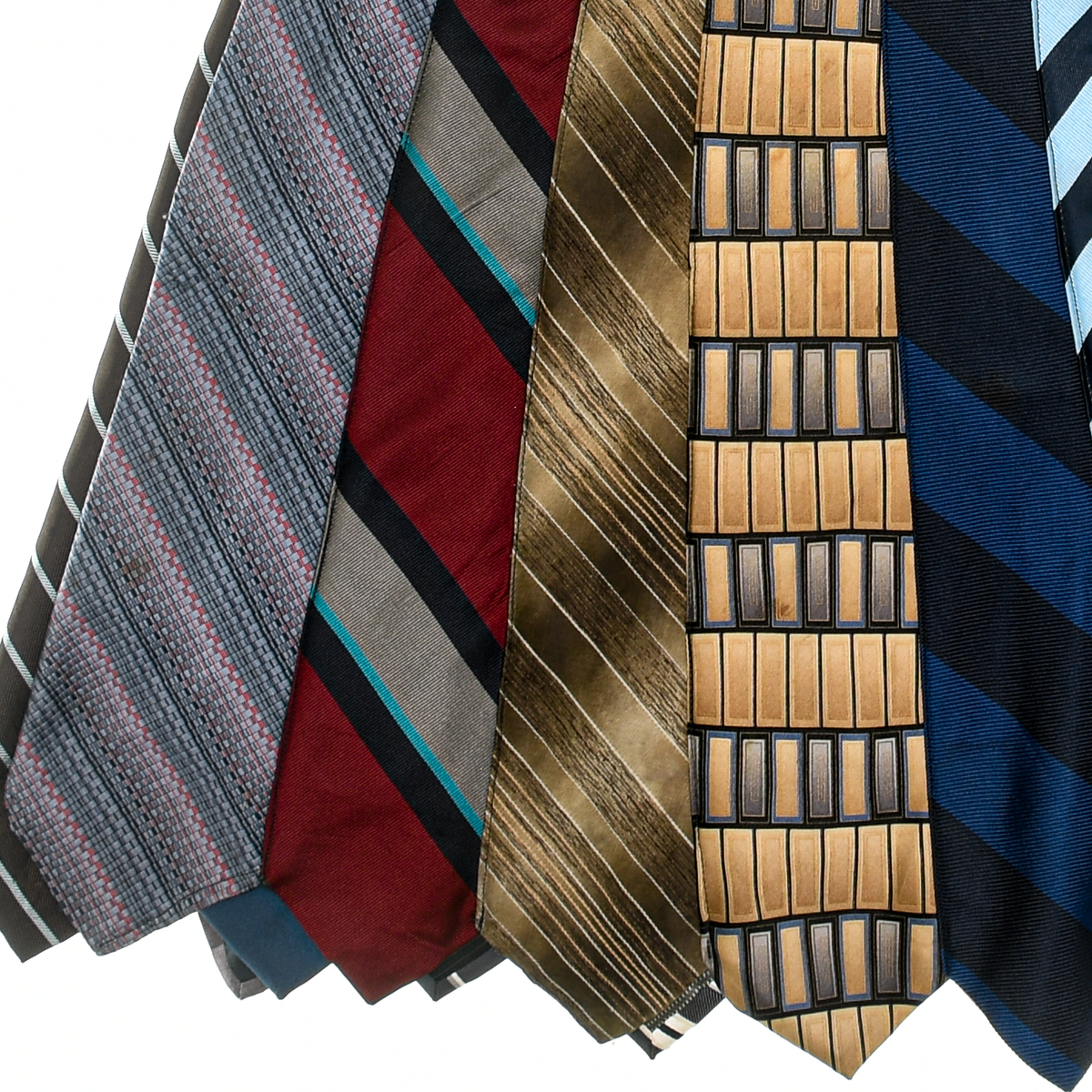Red, Blue, and Beige Tie SKirts