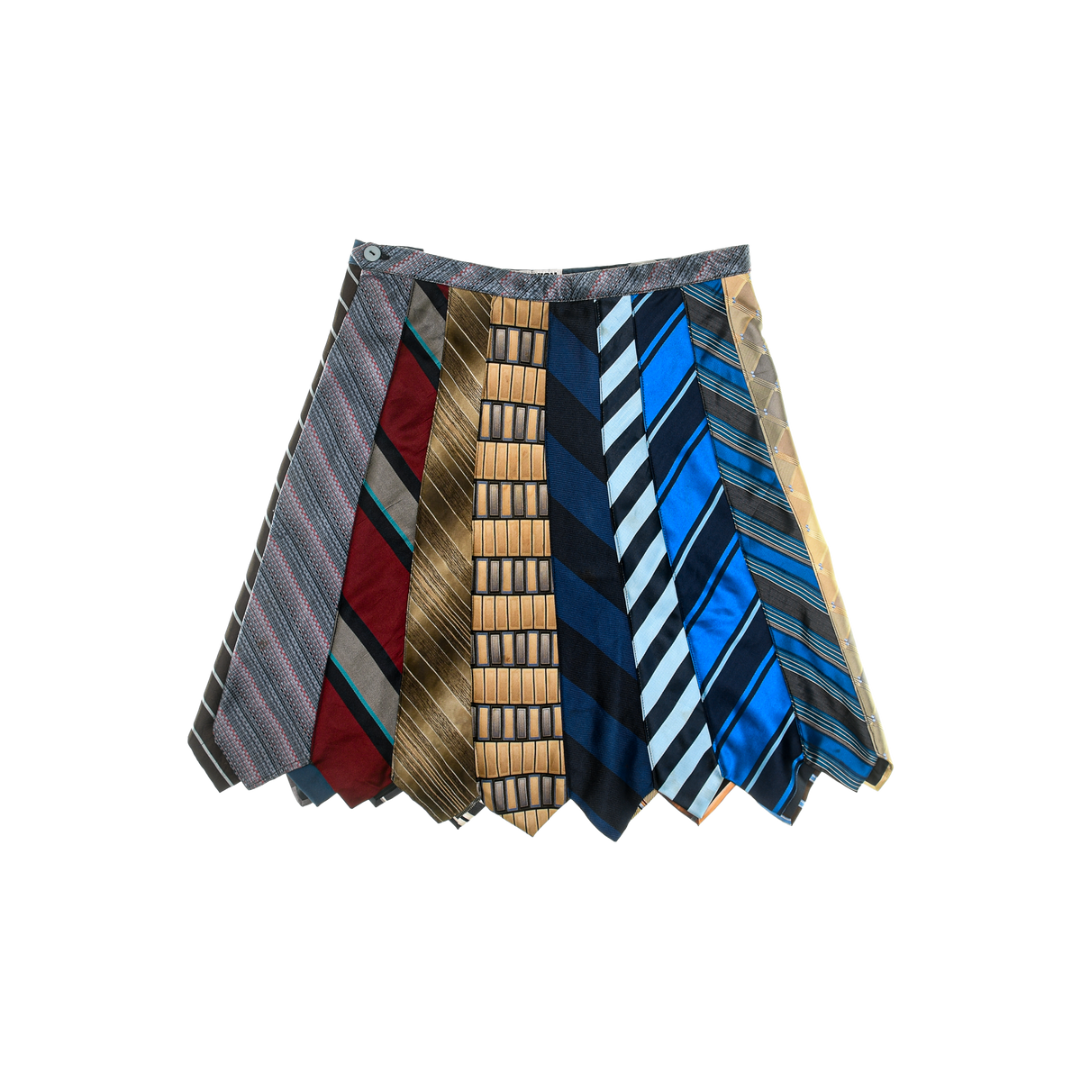 Red, Blue, and Beige Tie SKirts