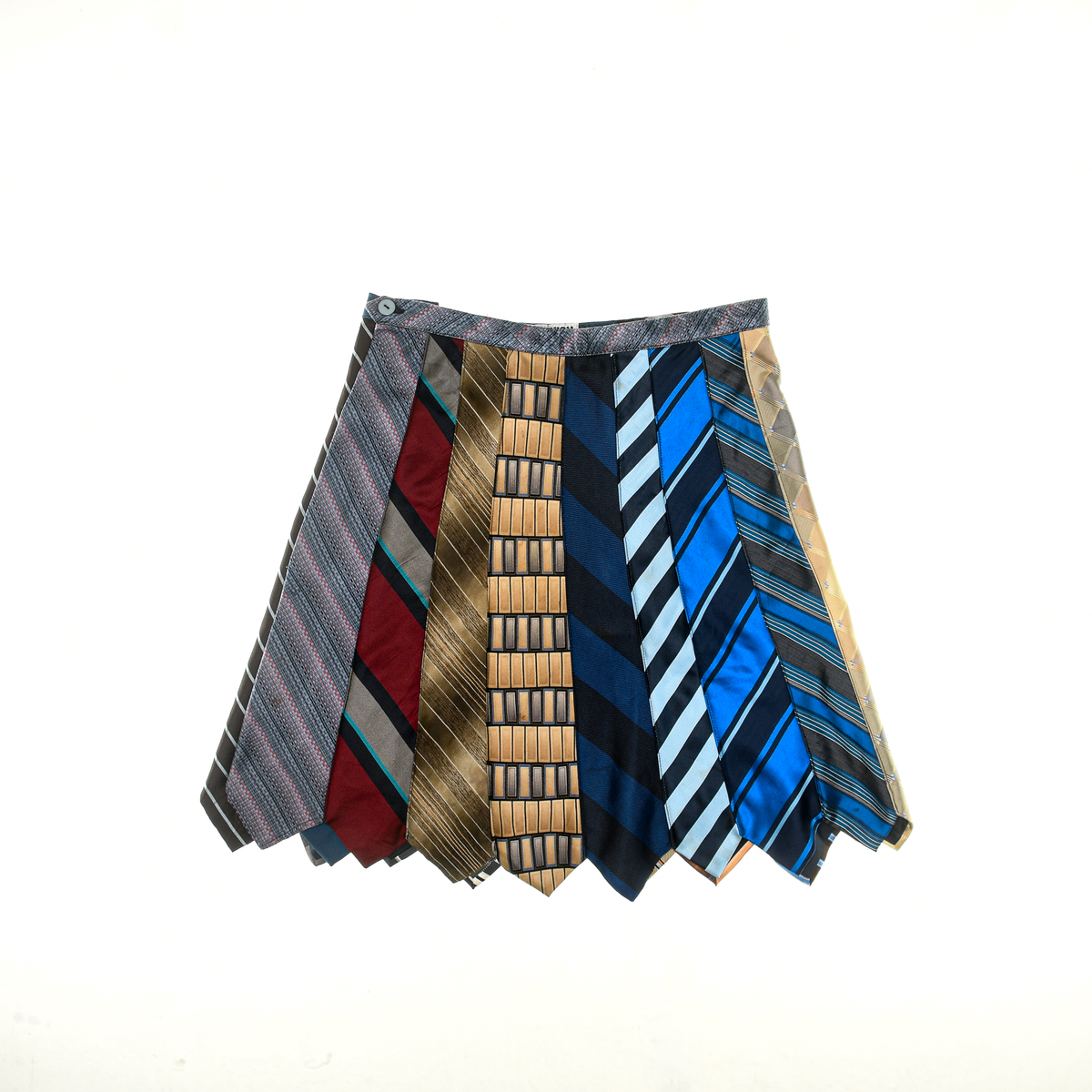 Red, Blue, and Beige Tie SKirts