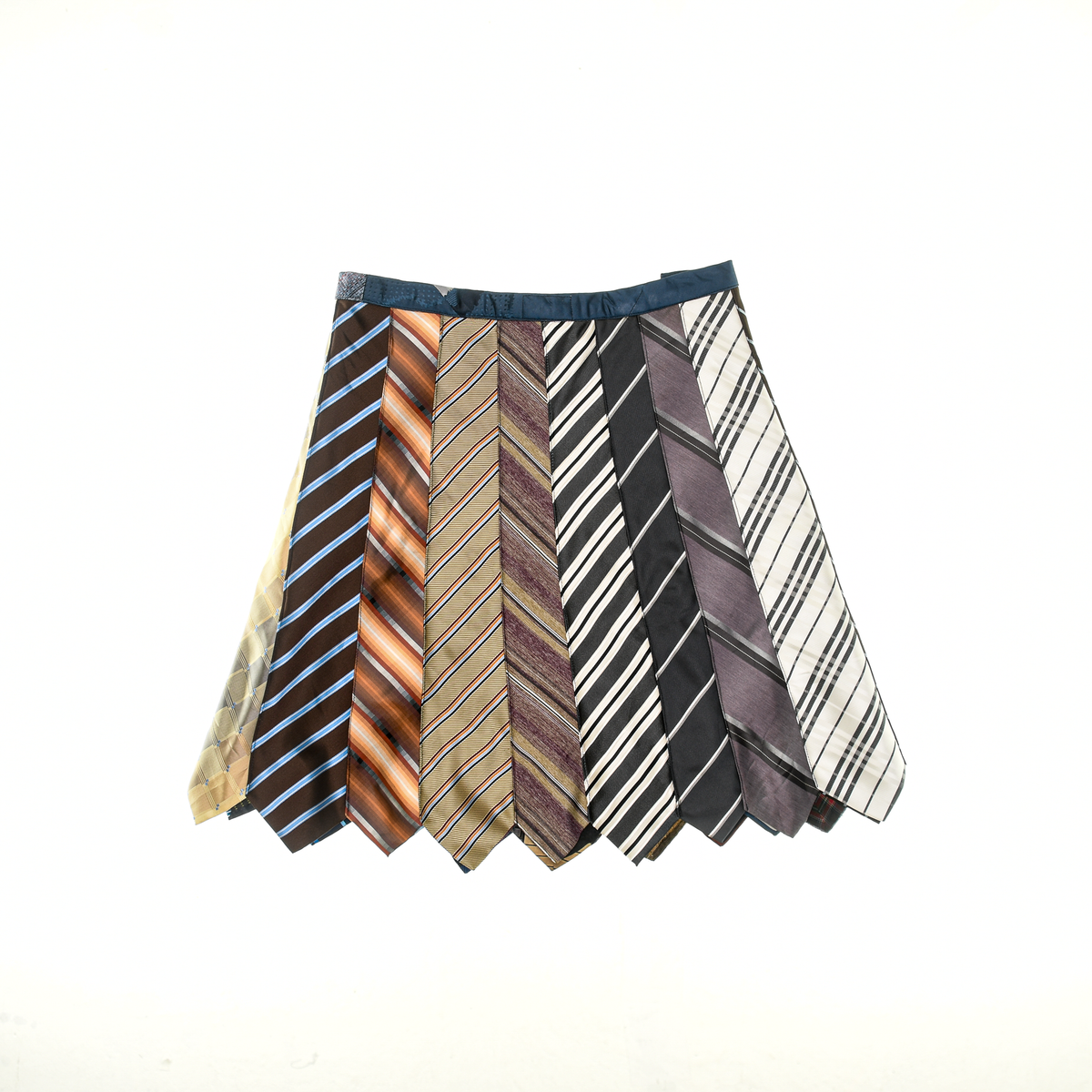 Red, Blue, and Beige Tie SKirts