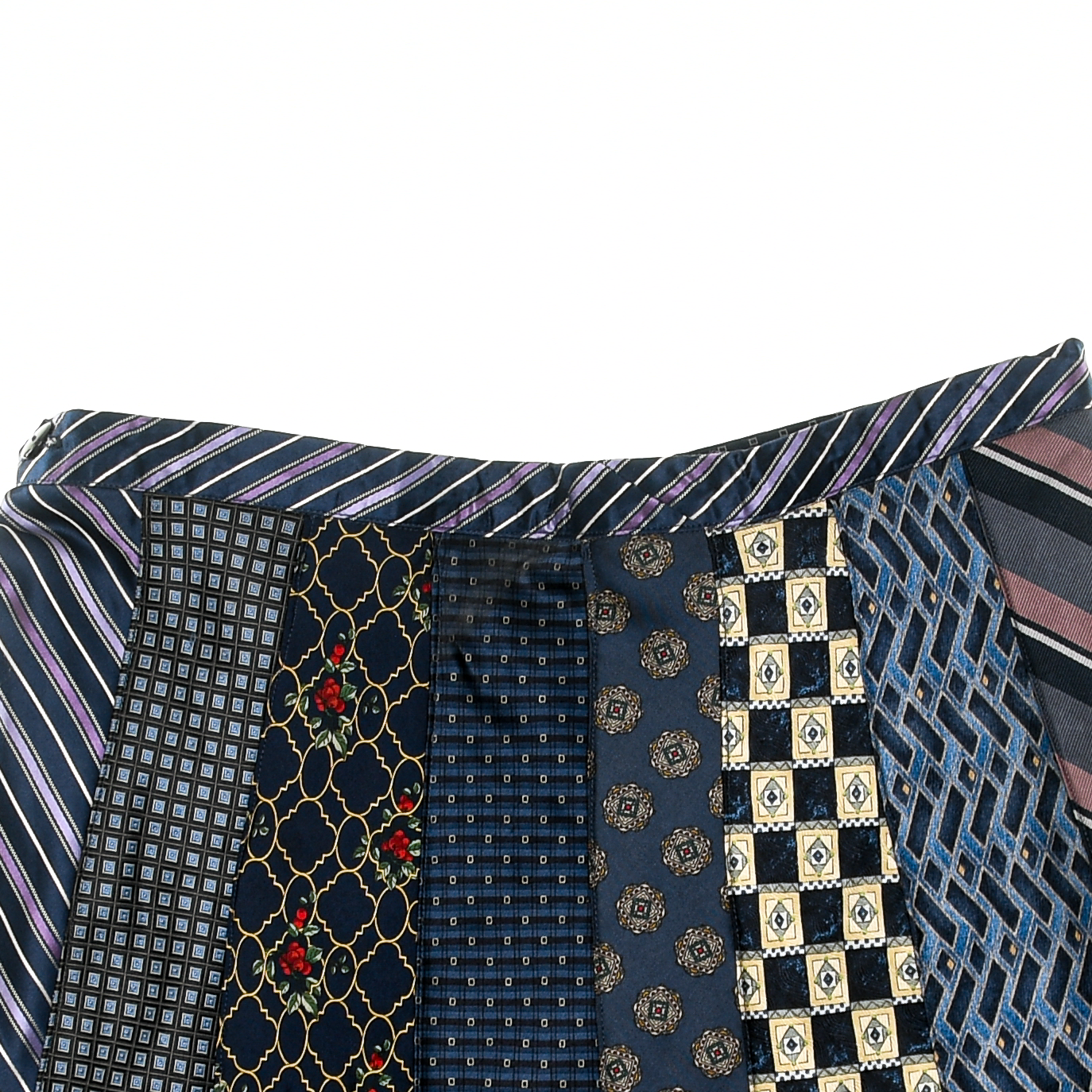 Mixed Blues Tie Skirt