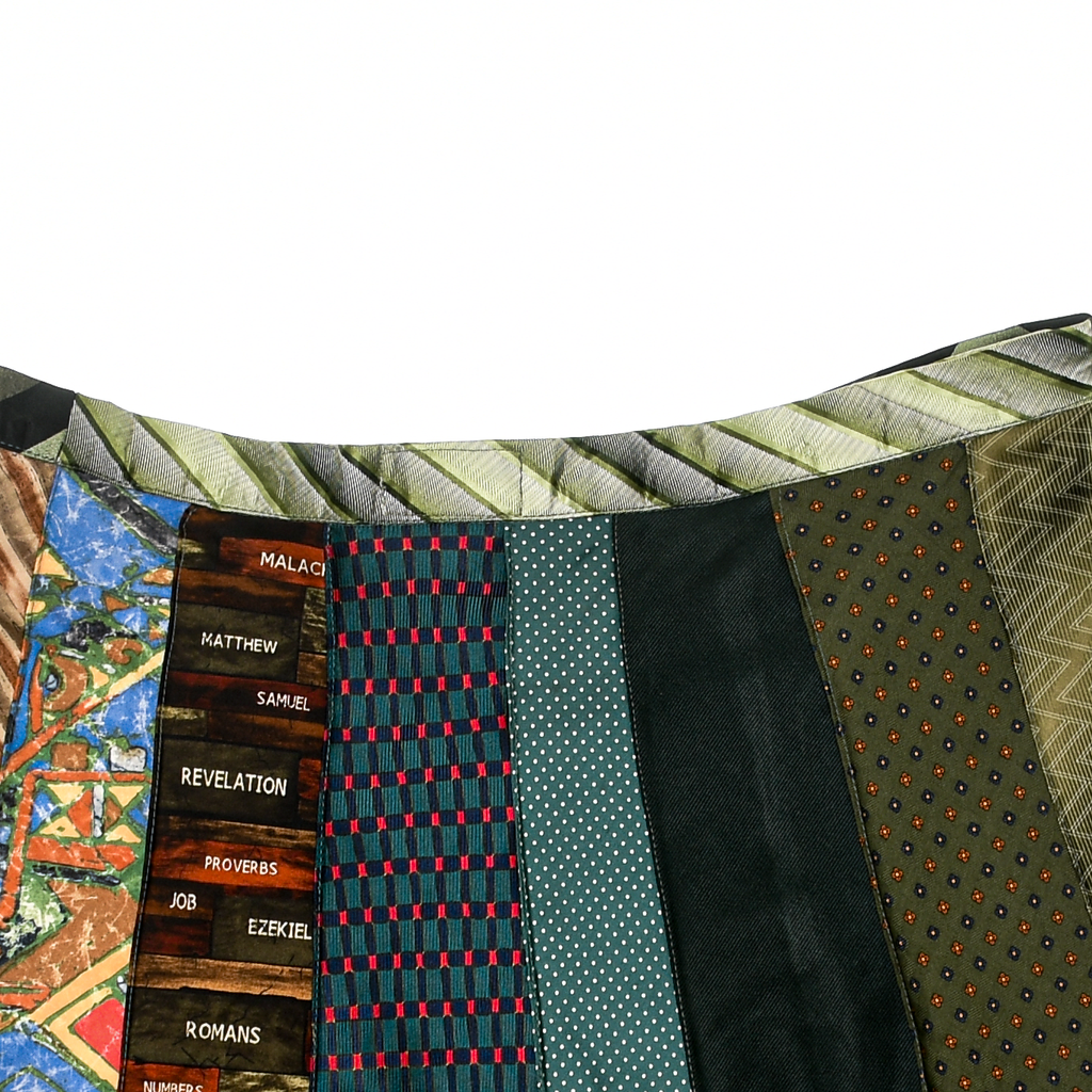 Mixed Earth Tones Tie Skirt