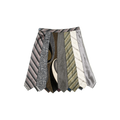 Mixed Grays Tie Skirt
