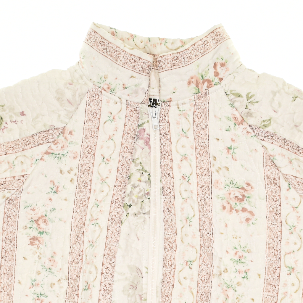 Baby Pink Floral Classic Quilt Bomber
