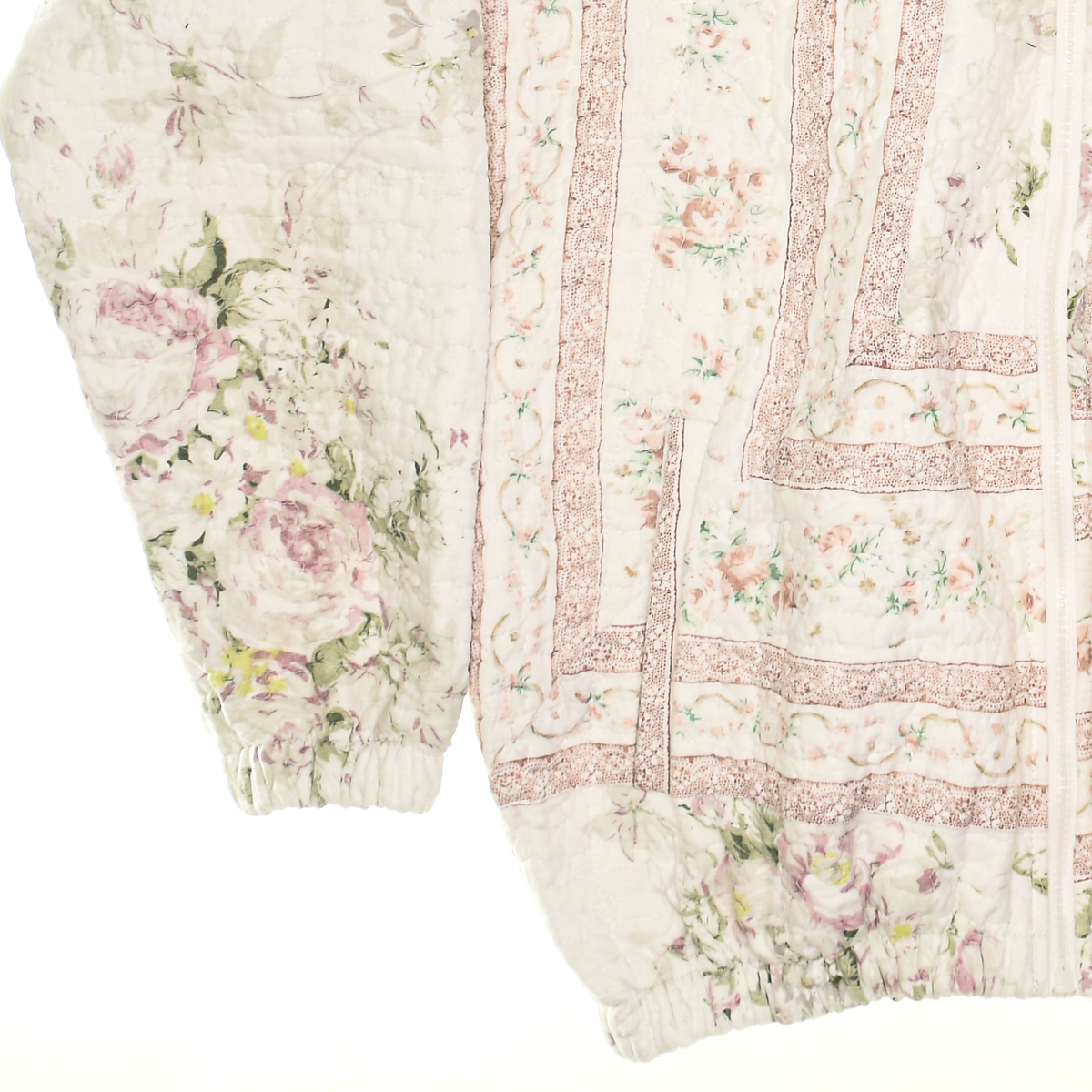 Baby Pink Floral Classic Quilt Bomber