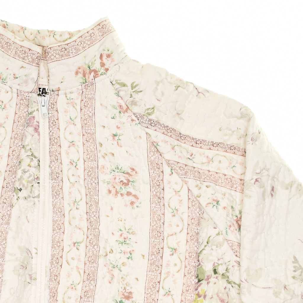 Baby Pink Floral Classic Quilt Bomber