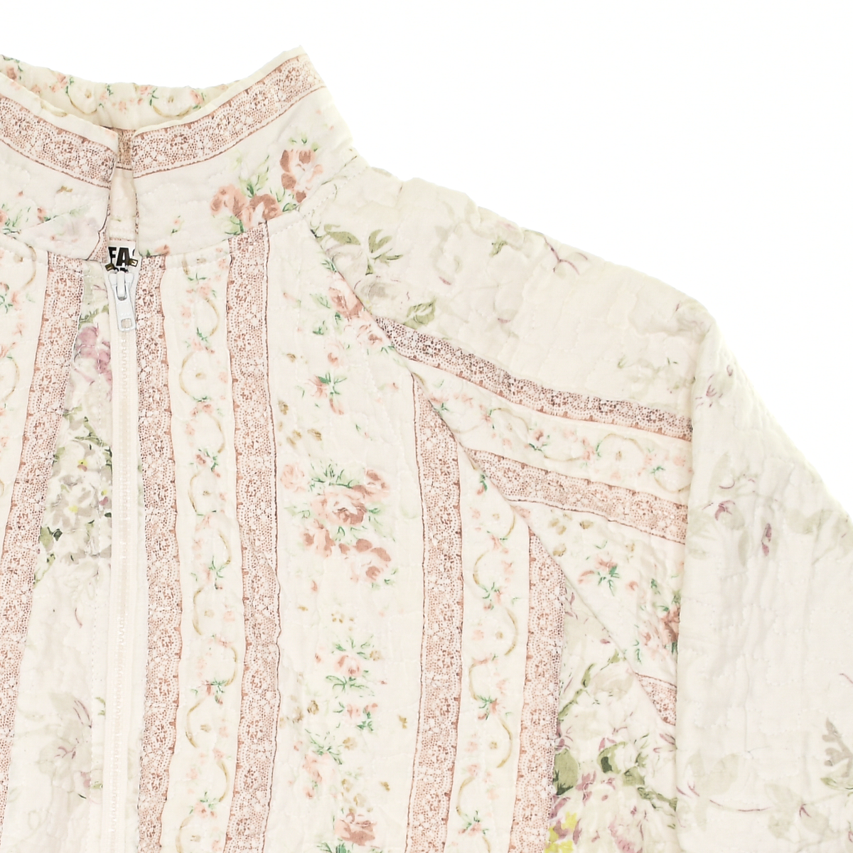 Baby Pink Floral Classic Quilt Bomber